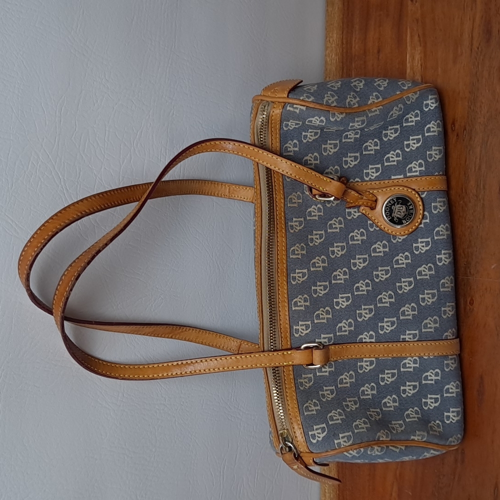 Dooney and Bourke Vintage Signature Barrel Satchel